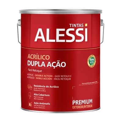 Alessi Acrilico Premium Fosco Dupla Acao Branco 3,6L