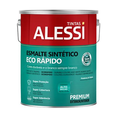 Alessi Esmalte Eco Base Agua Brilhante Branco 3,6L