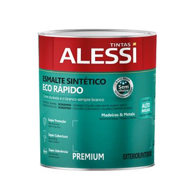 Alessi Esmalte Eco Base Agua Brilhante Branco 900ML