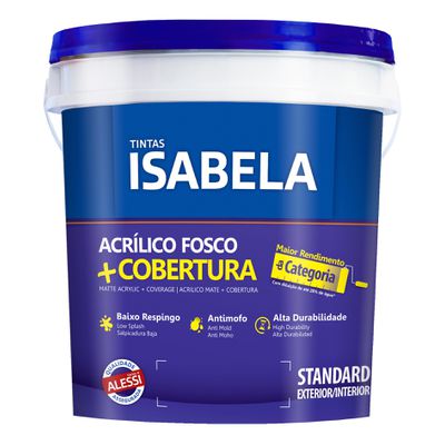 Isabela Acrilico Fosco+Cobertura Branco 18L