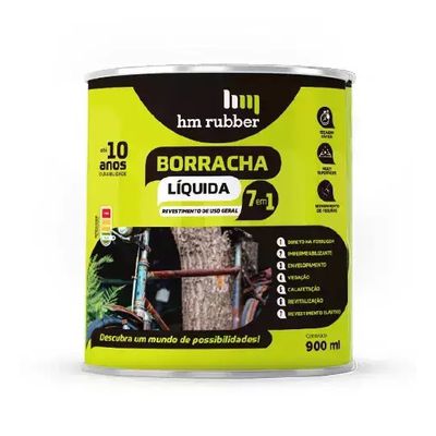 Borracha Líquida Hm Rubber 7 em 1 Branco 900ML