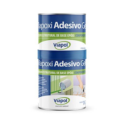 Adesivo Epoxi Viapol Viapoxi Gel 1KG