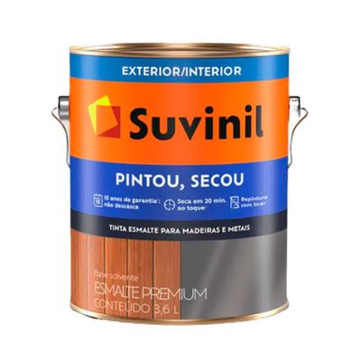 Suvinil Esmalte Brilhante Pintou Secou 3,6 L