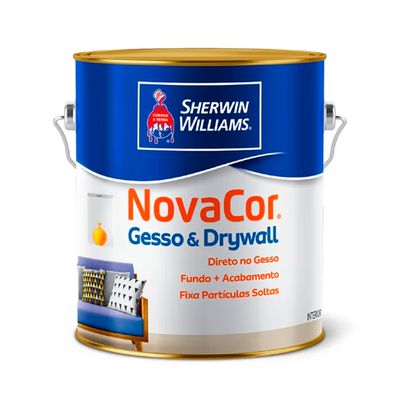 Sherwin Williams Novacor Gesso Branco 3,6 Litros