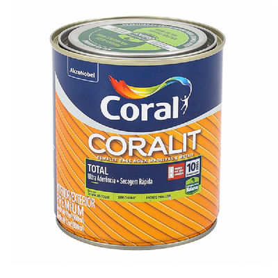  Coral Esmalte Coralit Total Brilhante Branco 900ML