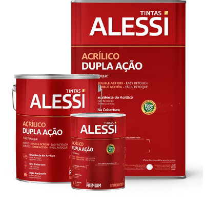Alessi Acrilico Premium Fosco Dupla Acao Branco 18L