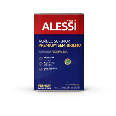 Alessi Acrílico Premium Superior Semibrilho 18L