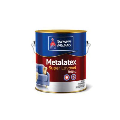 Sherwin Williams Metalatex Acrilico Semi Branco 3,6 LT