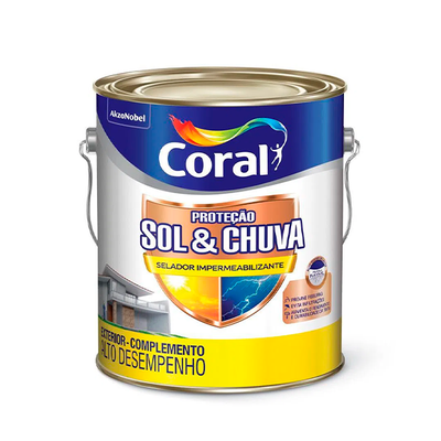 Selador Coral Fundo Impermeabilizante Sol e Chuva 3,6L