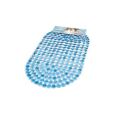 Tapete Banho Plastico Azul 48X32CM