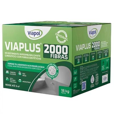 Argamassa Impermeabilizante Viapol Viaplus 2000 Fibras18KG
