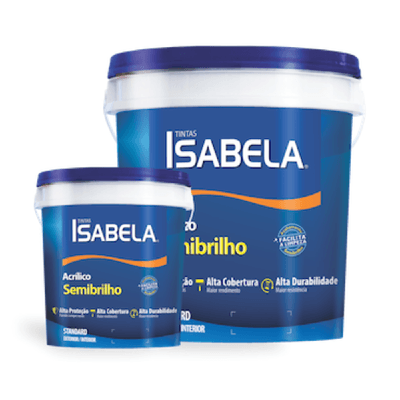 Tinta Acrílica Isabela Semibrilho 3,6L