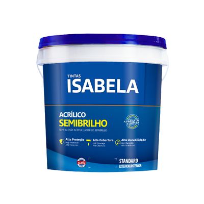 Tinta Acrílica Isabela Semibrilho 3,6L