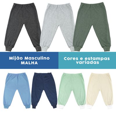 Mijão Infantil Menino Malha Fria Kit 8 calças Mijã... - Gilda Moda Íntima