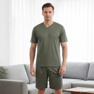 Pijama Masculino Liganete verde - 7790.401 - Gilda Moda Íntima
