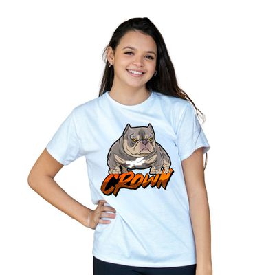 Camiseta Crown - Branca - IDR DOG SHOP
