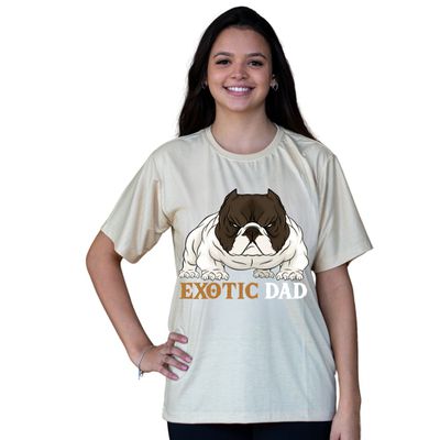 CAMISETA EXOTIC DAD - CÁQUI - IDR DOG SHOP