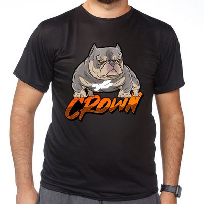 Camiseta Crown- Preta - IDR DOG SHOP
