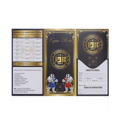CARTEIRA DE VACINAÇAO PERSONALIZADA IDR - IDR DOG SHOP