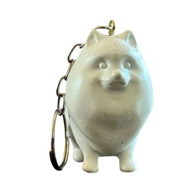 CHAVEIRO SPITZ ALEMÃO - BRANCO - IDR DOG SHOP