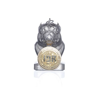 CHAVEIROS TROFEU EXOTIC BULLY IDR - PRATA - IDR DOG SHOP