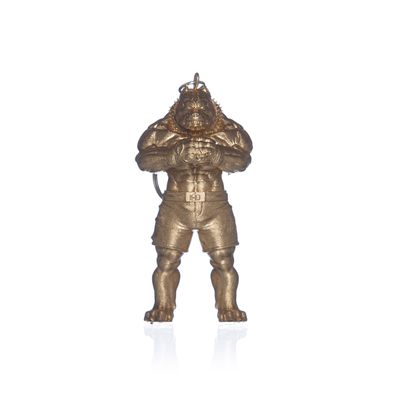 CHAVEIRO MASCOTE IDR OFICIAL - OURO - IDR DOG SHOP