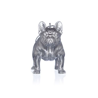 CHAVEIRO BULDOGUE FRANCÊS- PRATA - IDR DOG SHOP