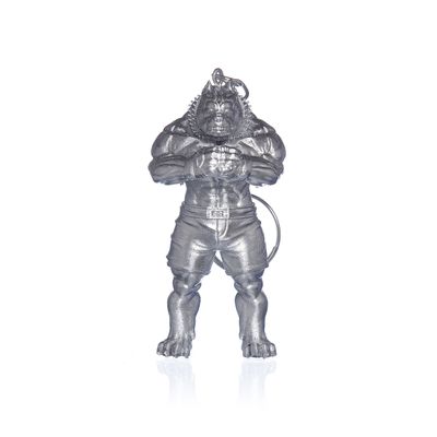 CHAVEIRO MASCOTE IDR OFICIAL - PRATA - IDR DOG SHOP