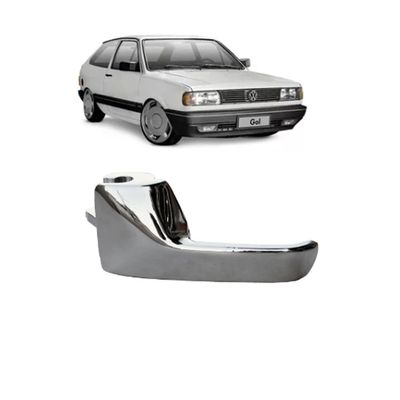 MACANETA INTERNA CROMADA GOL 1987 ATÉ 1994 Lado Esquerdo (Motorista)