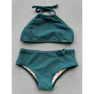 Conjunto Biquíni Infantil Plisse Verde - 9506-9060 - Jebelle