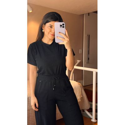 Conjunto Nanda Stripe Preto - 3583 - Jebelle