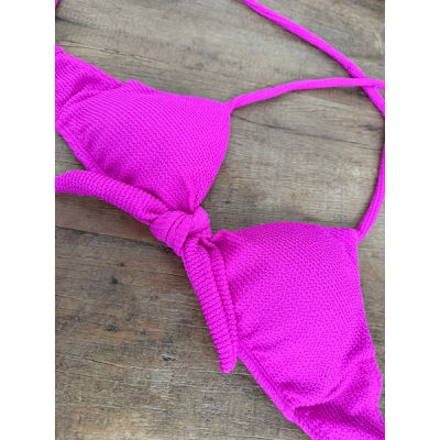 Biquíni Avulso Jardini Rosa Texturizado - 9573 - Jebelle