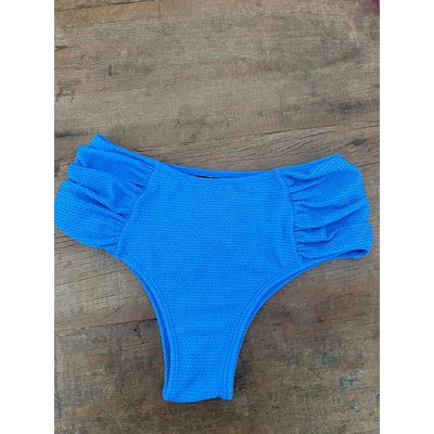 Calcinha de Biquíni Juliana Azul Texturizado - 900... - Jebelle