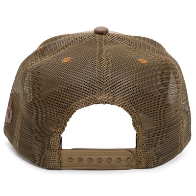 Boné Rancho do Matuto Patch Bordado Premium Tela Respirável Proteção - Juta/Bege/Dourado