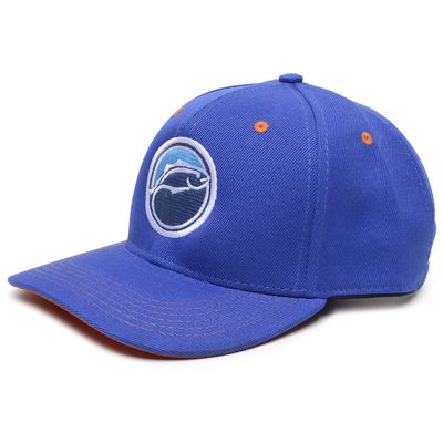 Boné Bordado Rancho do Matuto Premium Design Proteção Conforto - Azul/Laranja