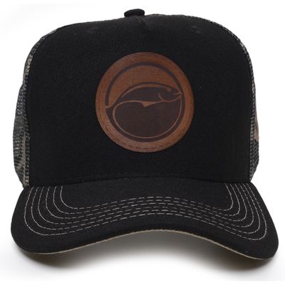 Boné Rancho do Matuto Patch Bordado Premium Tela Respirável Proteção - Preto/Camuflado/Creme