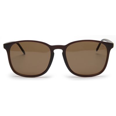 Óculos Solar Pescaria Polarizado Resistente Flexível Proteção UV - Marrom/Marrom/Marrom