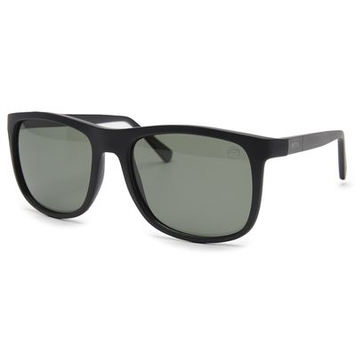 Óculos Solar Pescaria Polarizado Rancho do MatutoResistente Flexível Proteção UV +400 - Preto/Preto/Verde