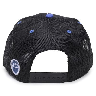 Boné Rancho do Matuto Patch Bordado Premium Tela Respirável Proteção - Preto/Azul