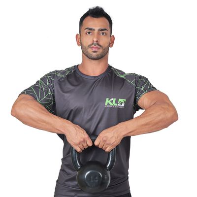 Kettlebell Emborrachado 14 Kg Crossfit Treinamento... - KLMASTERFITNESS