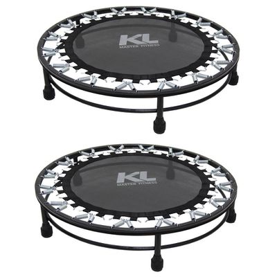 Kit 2 Mini Cama Elástica Jump Profissional 150 Kg ... - KLMASTERFITNESS