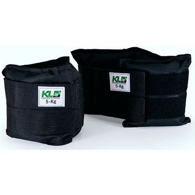 Par Caneleira Tornozeleira De Peso Perna 5 Kg - KLMASTERFITNESS