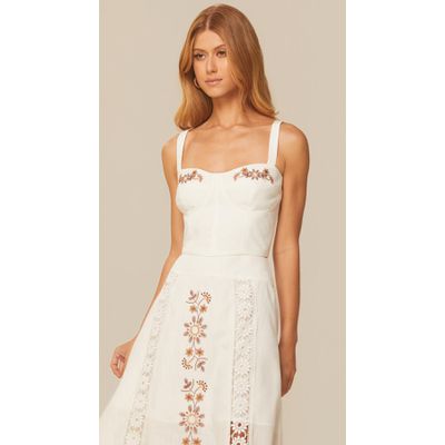 Corselet Bordado Off 