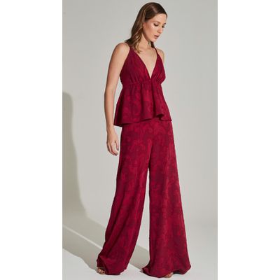 Blusa Peplum com Alças