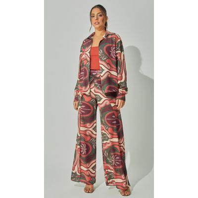 Camisa Oversized Estampada