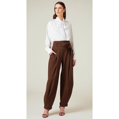 Calça Ballon Marrom
