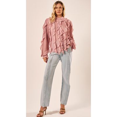 Calça Jeans Cintura Alta 
