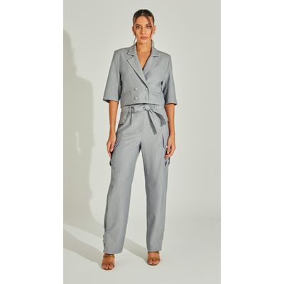 Calça Cargo Com Faixa