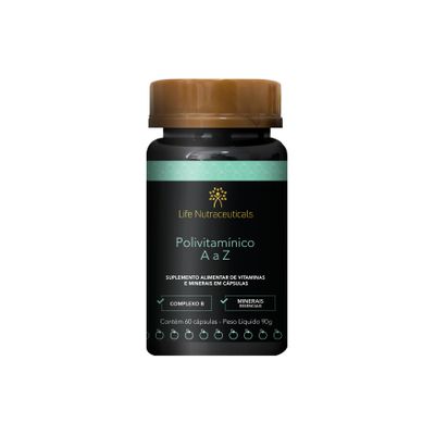 Polivitamínico A a Z 60 cápsulas – Life Nutraceuticals