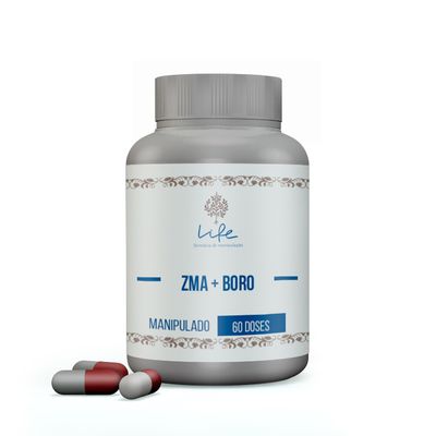 ZMA (Zinco + Magnésio + Vitamina B6) + Boro 60 doses